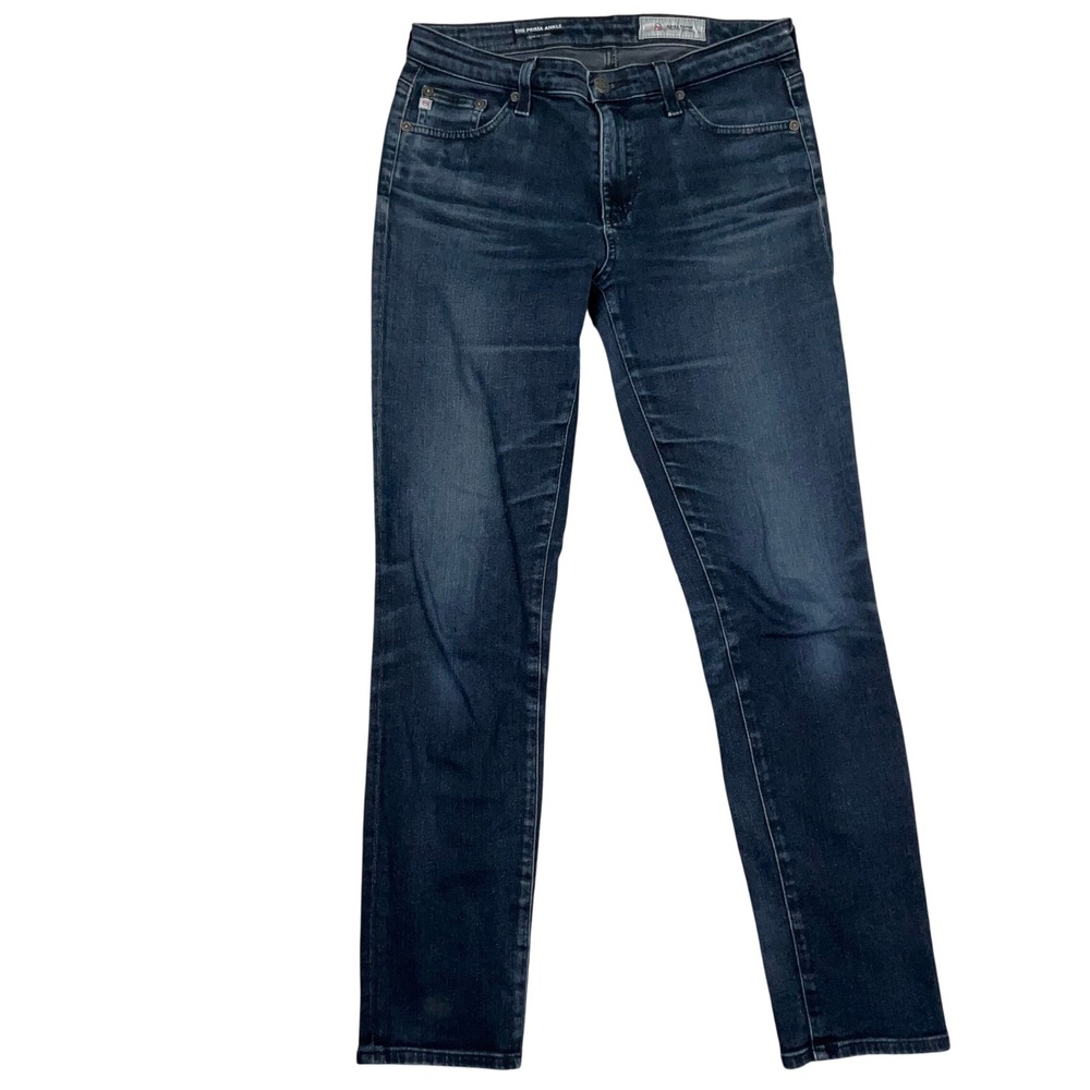 AG Adriano Goldschmied Prima Jeans Womens 27R Blue Ankle Cigarette Stretch 80s